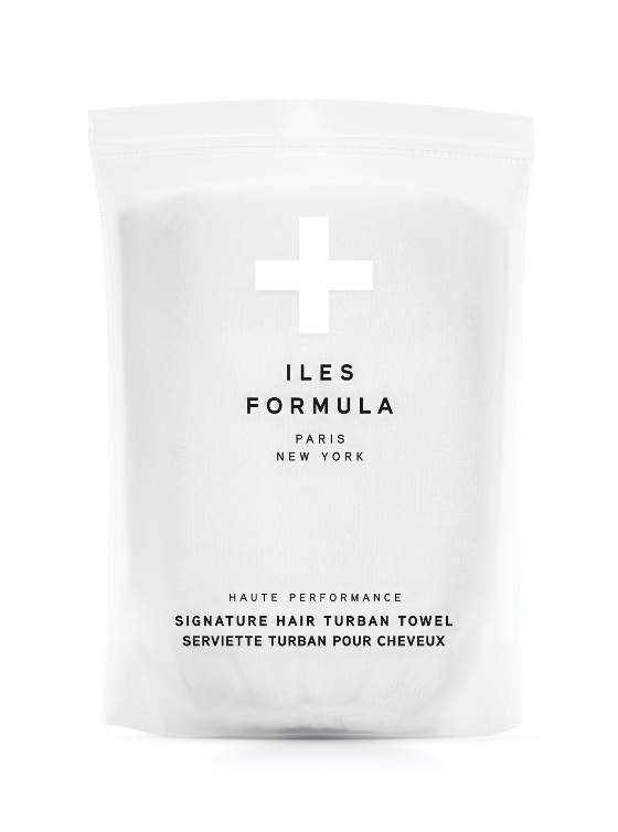 Iles Formula Hår Håndkle Hvit